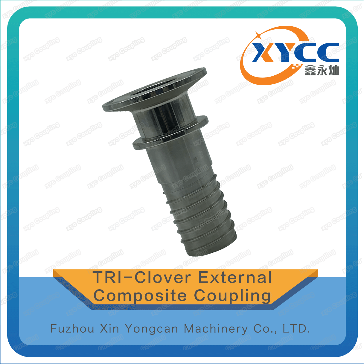 TRI-Clover External Composite Coupling
